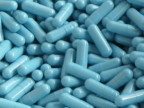 25.000 Gelatine capsules maat 1  - licht blauw