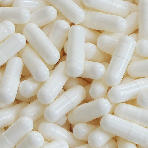 10.000 Gelatine capsules maat 1  - wit
