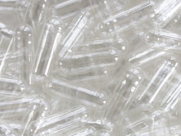 1.000 Vegetarische capsules maat 0 - transparant